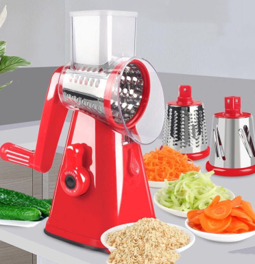 Multi-functional Hand Drum Vegetable Cutter Slicer